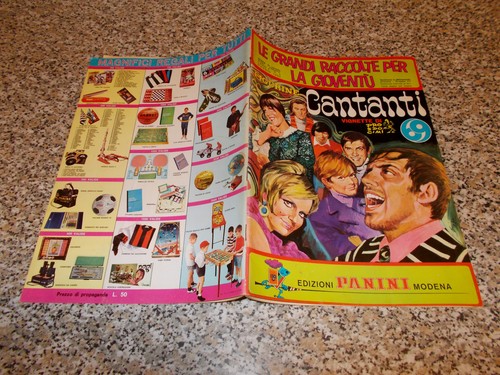 Album cantanti 1969 panini - album,
