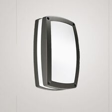 Cometa Plafoniera grigio antracite IP54 cod. GES300 alluminio e PVC