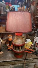 Lampada Da Tavolo Antico Mozzo Di Carro Ruota Di Carro Carrozza Artigianale 