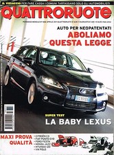 Quattroruote 666-2011 Mercedes C220-Lexus CT-Tesla Roadster-Peugeot 508