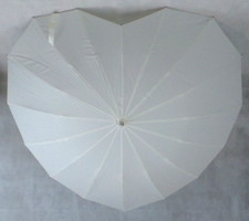 Ombrello Cuore Crema Avorio