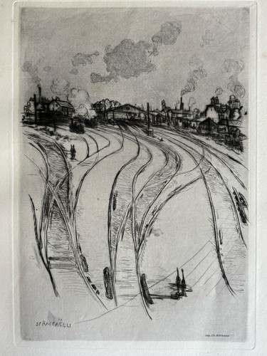 Raffaelli gravure - raffaelli, f.