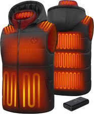 Gilet Riscaldabile Da Uomo Con Power Bank, 15 Zone Di Riscaldamento, Da Uomo, Co