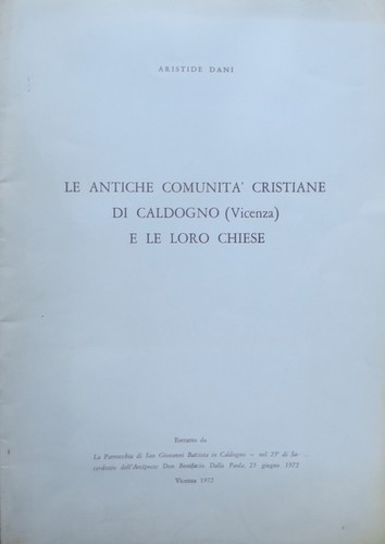 Antiche comunità cristiane - le,