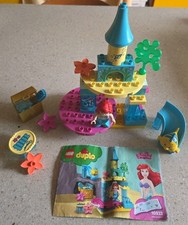 LEGO DUPLO IL CASTELLO SOTTOMARINO DI ARIEL 10922 COMPLETO CON ISTRUZIONI