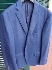 Giacca Uomo Corneliani Blu Lana Pregiatissima 100%.
