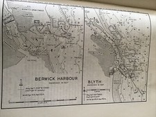 CARTA MARINA VINTAGE / MAPPA NAUTICA 1961 - Blyth e Berwick - da incorniciare?
