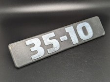 OM FIAT IVECO 35-10 LOGO SIGLA EMBLEMA FREGIO STEMMA SCRITTA TARGHETTA BADGE