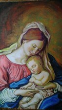 Riproduzione artistica madonna - riproduzione,