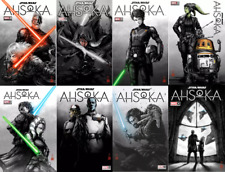 STAR WARS: AHSOKA #1-8 TAKASHI OKAZAKI LTD EDITION SET ESCLUSIVO 8 VARIANTI