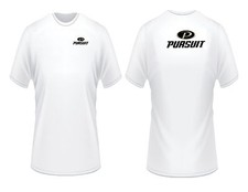 T-shirt nera con logo Pursuit
