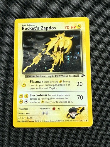 Rocket zapdos 132 gym - rocket's, 15/132