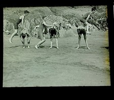 Vintage magic lantern slide - vintage,