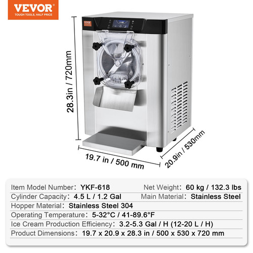 Vevor macchina gelato - vevor,