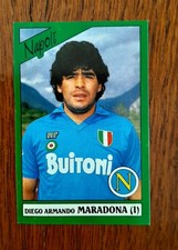 CALCIATORI 1987/88 FIGURINA MARADONA NAPOLI  N. 180 NUOVA CON VELINA