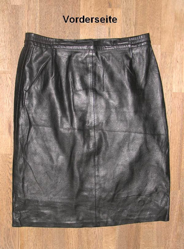 Gonna pelle nera donna - gonna, in