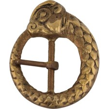 Fibbia cintura ottone