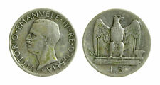 pci4622) Vittorio Emanuele III  (1901-1943) - 5 Lire Aquilino 1926