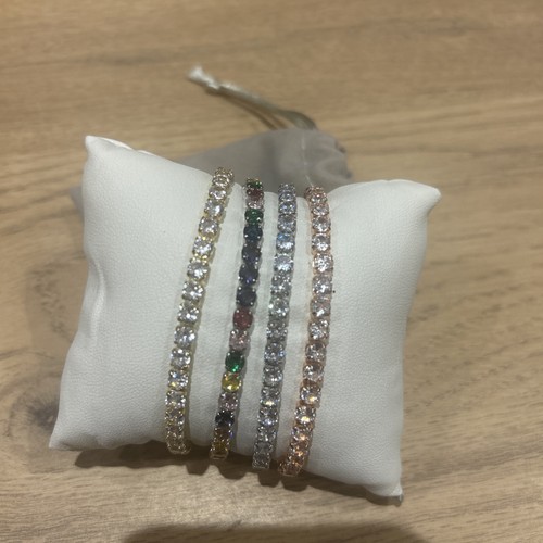 Tennis bracelets stainless - bracelets,