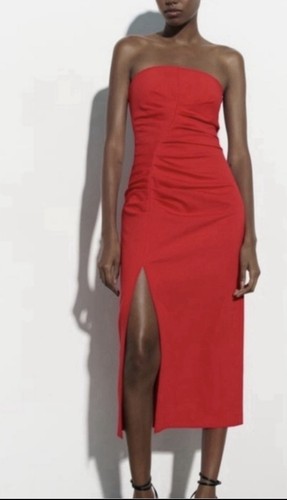 Abito donna midi - , rosso