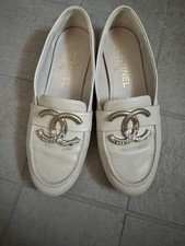 Scarpe mocassini Chanel avorio