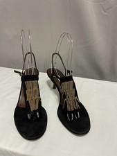 l'autre Chose sandali neri con