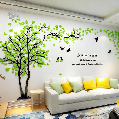 Adesivi murali albero - adesivi,