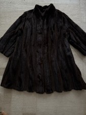 cappotto visone taglia 48/50 marrone 