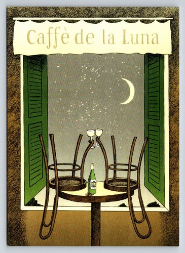 Cartolina jiri sliva - sliva, caffè