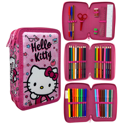 Astuccio zip scuola hello - scuola,