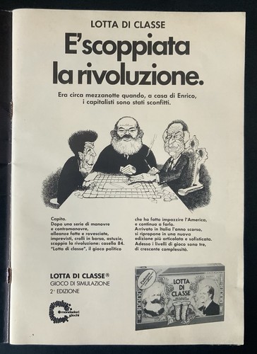 Pubblicità lotta classe - lotta,
