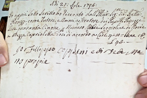 Ricevuta filippo coppini - filippo,