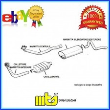 01.43114 MTS MARMITTA CENTRALE FIAT GRANDE PUNTO 1.3MJT 55Kw