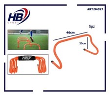 x Set 5 Ostacoli Sport Allenamento Calcio Velocità Agilità Football 23cm dfh