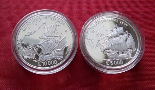 5000 10000 lire 1997 proof - lire,