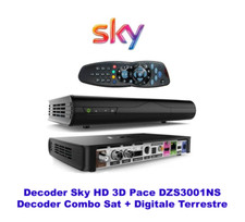 Decoder Sky - mod. Pace DZS3001NS - compreso SkyLink wi-fi e accessori