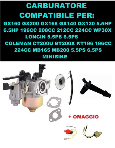 Carburatore honda loncin - x,