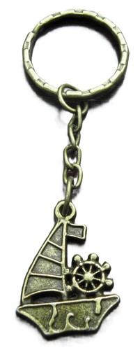 Boat keyring key ring - boat, sailor