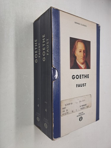 Faust volumi goethe - faust, 2