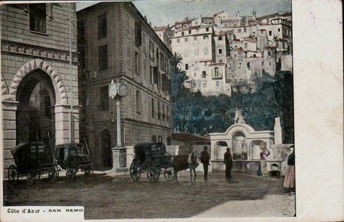 Italia sanremo cartolina - sanremo,
