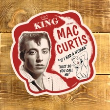 MAC CURTIS rockabilly STICKER