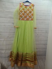 Vestito verde bambina