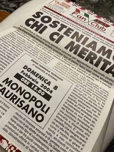 Fanzine ultras taurisano - fanzine,