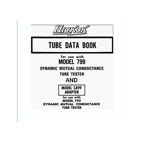 Hickok 799 tube tester grafico - 799,