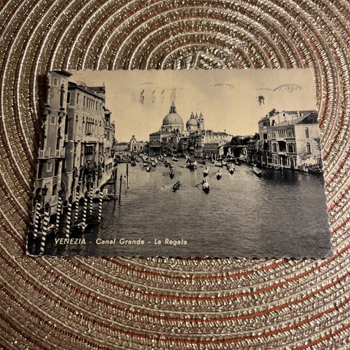 Cartolina bianco nero - bianco, venezia