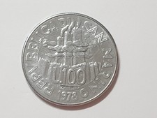 Moneta Repubblica San Marino 100 Lire FAO L'Agricoltore 1978 FDC