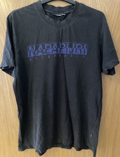 Shirt uomo napapijri nera xl - t-shirt,