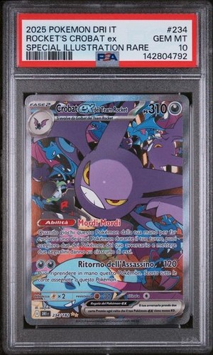 Pokemon psa crobat - 10, ex