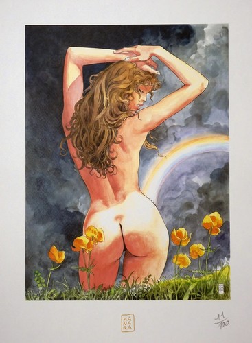 Stampa artistica erotica milo - stampa,