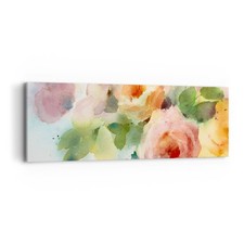 Quadro su Tela 90x30cm rosa